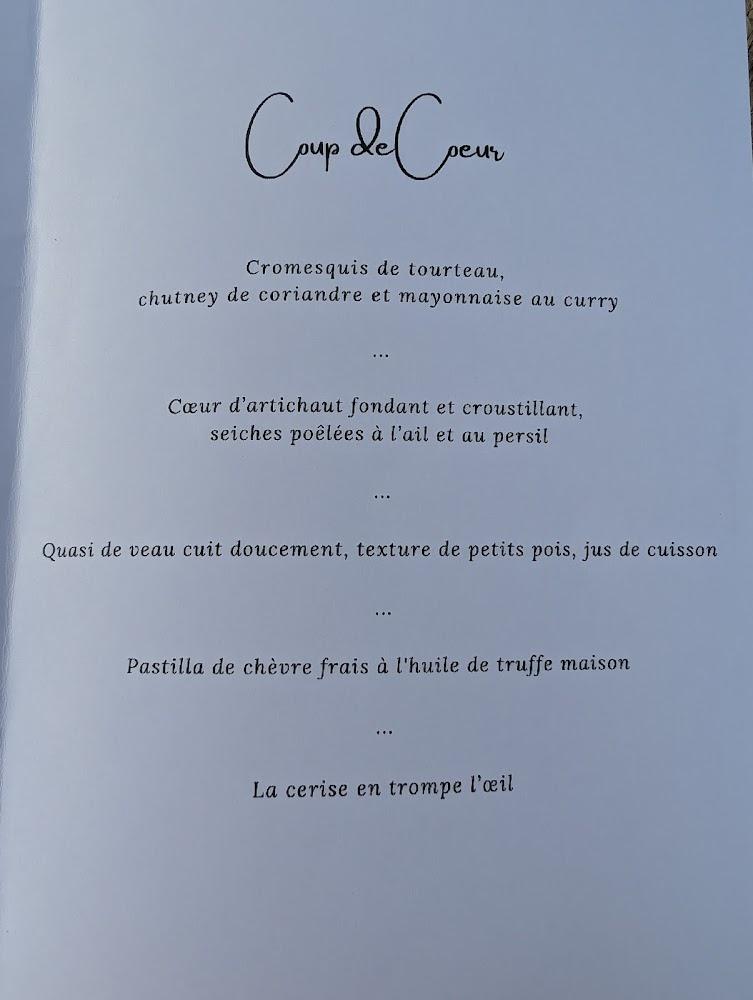 Maison CHABRAN - Le 45ème (Bistrot Gourmand) - Menu Image 3